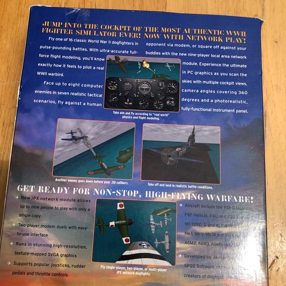 Fighter Duel Special Edition Big Box PC Game Flight Simulation - Picture 10 of 11